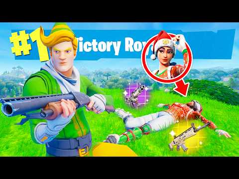 Fortnite But You Can ONLY Loot Christmas Skins!