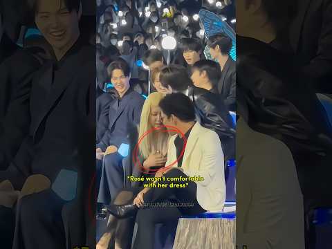 Rosé and Bruno Mars are so well mannered 👏🏻❤️#rosé#brunomars #apt#blackpink