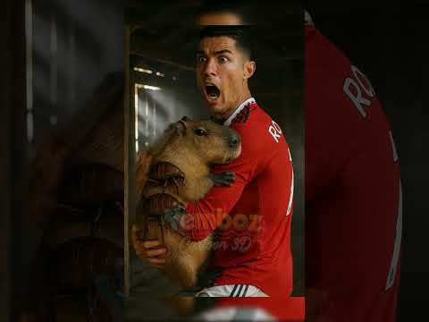 ronaldo giúp cappybara khỏi bọ chét #Ronaldo #shorts #yemboz
