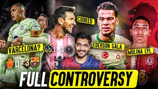 Barcelona vs Mallorca 3-0 Controversial Win, Messi and Suarez saves Miami, Ederson close to Turkey