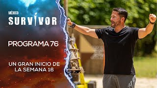Programa 76 COMPLETO | Survivor México 2025 | 🟡Héroes y Villanos🟢