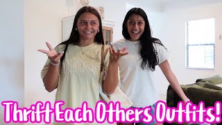 THRIFTING Each Others OUTFITS For $20!