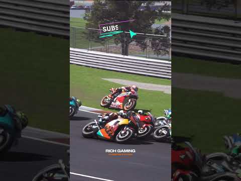 Marquez couldn't control his motorbike in the first corner - MOTOGP Funny Crash Compilation