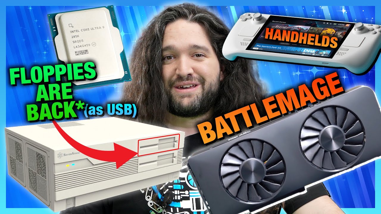 HW News - Intel Battlemage Imminent, AI Rant, Arrow Lake Fix, Xbox Handheld, 'Floppy' Case