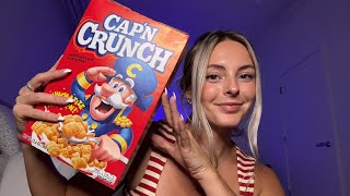 ASMR | Eating CAP’N CRUNCH | Crunchy & Satisfying Cereal Mukbang🥣 