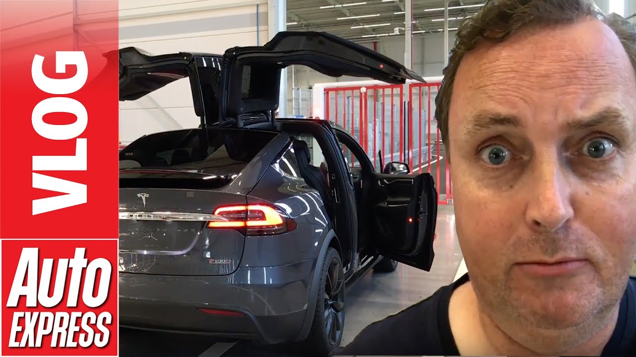 Tesla Model X P100D in Ludicrous Mode on Tesla's secret test track