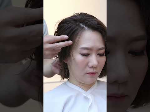 머리 길이가 애매할 때는 이렇게 하세요. k-beauty hairstyle. #shorts