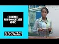 Countable and Uncountable Nouns