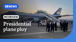 YouTube video thumbnail:  Was the Press Told About Trump's Secret Air Force One Move? 