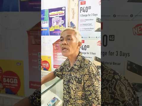Ngapain ayah ke konter?😂