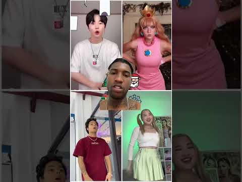 Which one did you like 1, 2, 3 or 4 ?🥰 #duet #dance #funny #rose #kpop #kikakim #abcd