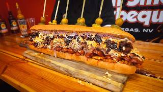 THE BIGGEST BBQ SANDWICH CHALLENGE IN LAS VEGAS HAS ONLY BEEN BEATEN ONCE! | BeardMeatsFood