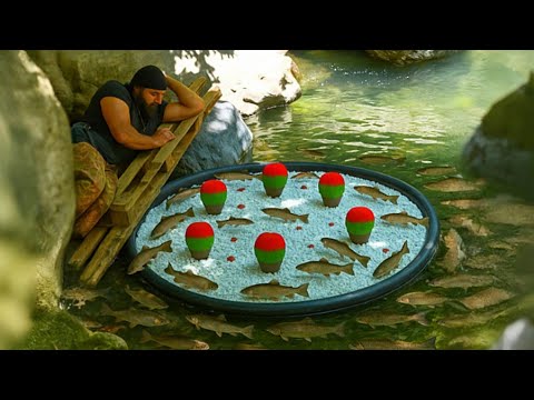 Amazing Fishing Technique / Many Fish at Once