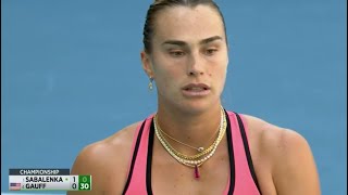 Aryna Sabalenka vs Coco Gauff 🎾 Sabalenka Breaks Coco …Can she win the Sunshine ☀️ Double 🏆🏆