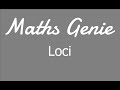 Loci and Geometric Concepts