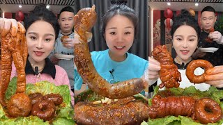 ASMR 먹방 SOSLU ÇİN YEMEKLERİ YEME | Family Mukbangs | EATING SPICY CHINESE FOOD 吃辛辣的中国菜