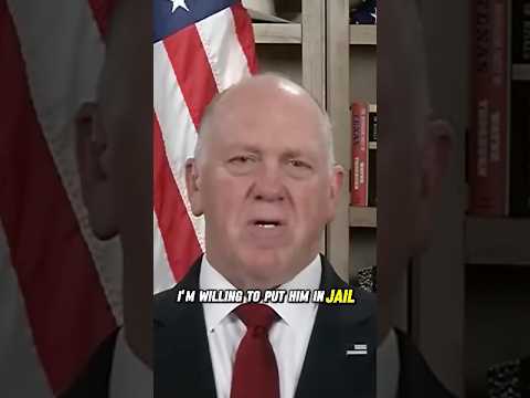 "He's willing to go to jail. I'm willing to put him in Jail." - Tom Homan #immigration