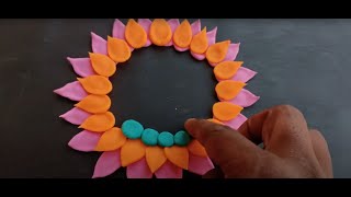 Easy and Simple Flower Design | Home Craft Ideas | Small Duration Videos | Mini Bandi