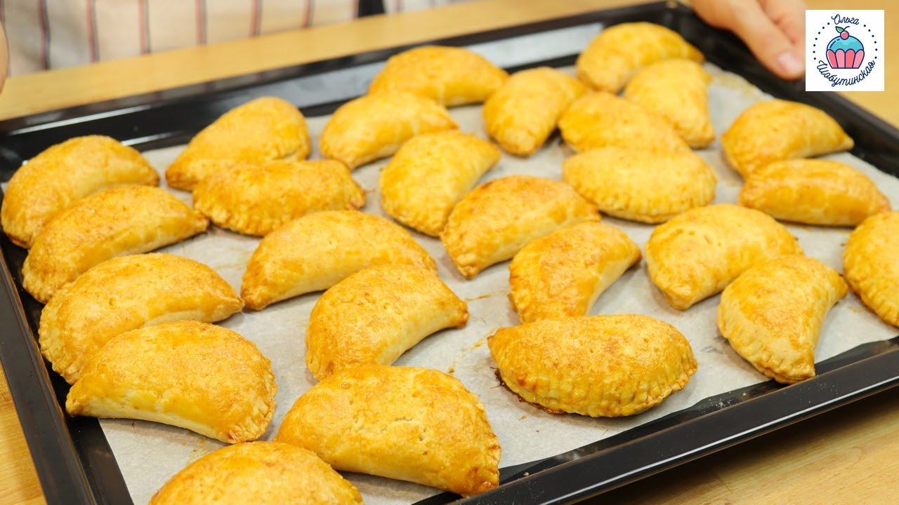 Мини пирожки с яблоками, простой рецепт!