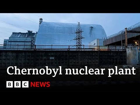 Chernobyl reactor shield hit by Russian drone, Ukraine says | BBC News