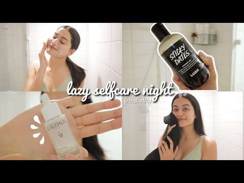 my lazy self-care routine | *minimal steps*