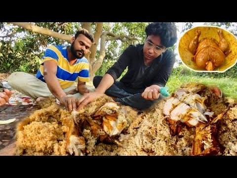 MAKING CHICKEN SAJJI | VILLAGE COOKING | EATING ASMR