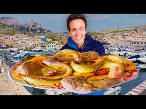 Epic Seafood in a Fishing Village in France!! (Bouillabaisse) 🇫🇷