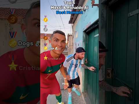 Top 5 Messi & Ronaldo Ai Best Moments