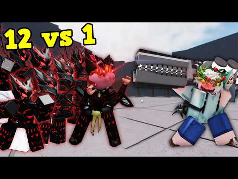 😱 12v1 GAROU MONSTRUO Vs CHILD EMPEROR en LOS CAMPOS DE BATALLA MÁS FUERTES ROBLOX 😲