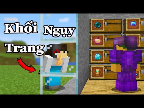 Minecraft Nhưng Tôi Đã Bí Mật Sử Dụng Khối Ngụy Trang 🤣 Siêu Hài Hước