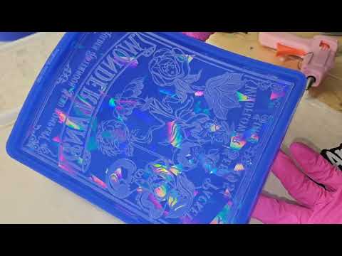 How to make a holographic silicone mold