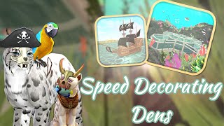 WildCraft- Speed Decorating Dens #2 ( Pirate Ship & Underwater Den) + #TTL20K WINNERS
