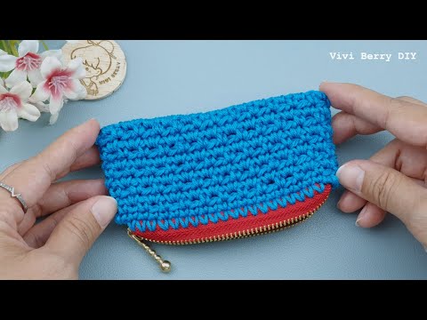 You WON'T BELIEVE How Easy It Is to Make a Crochet Purse with Zipper in 10 Minutes