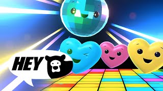Hey Bear Sensory - Valentine's Disco Party Stream!