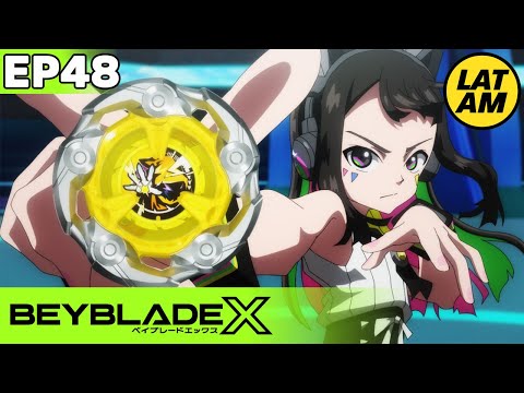 BEYBLADE X | Ep.48 Confrontación Nana-iro | Español Latino
