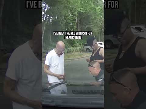 Police Officer Saves Choking Baby
