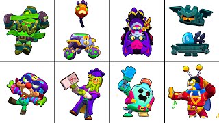 All New 30 Skins Winning and Losing Animations in Brawl Stars : New August 2025 Update !🔥