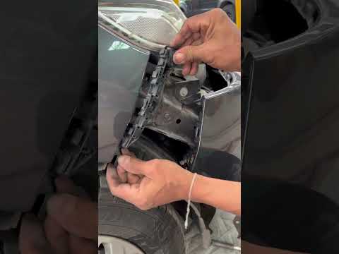 Honda Jazz กับปัญหากันชนไม่สนิท #ช่างหมีช่างเคาะ #automobile #welding #carrepair
