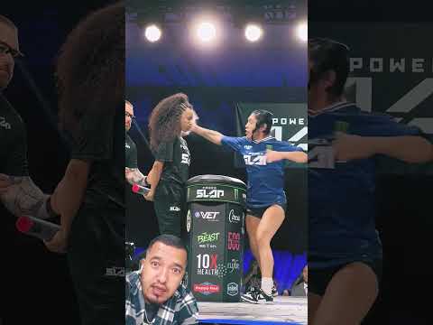 “Beauty with a Brutal Slap 👑💣”#powerslap #slapbattles #ufc