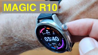 KOSPET MAGIC R10 Round AMOLED Always-On IP69 BT Call GPS Smartwatch: Unboxing & 1st Look