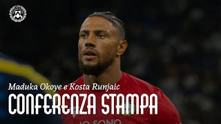 Okoye e Runjaic in conferenza stampa | Inter 5-3 Udinese