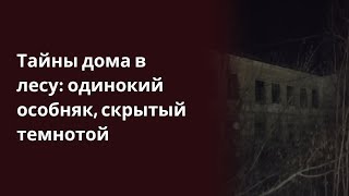 Тайны дома в лесу одинокий особняк, скрытый темнотой