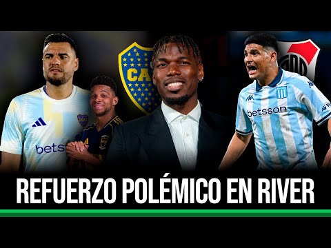 💥 RIVER le "ROBA" a SALAS a RACING + ROMÁN pasa la ESCOBA en BOCA + POGBA: "NO hay nada como BOCA"