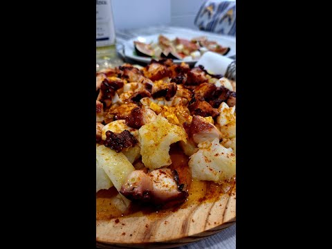 PATATAS ALIÑÁS CON PULPO A LA PLANCHA