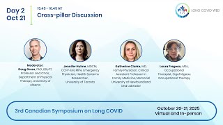 3rd Canadian Symposium on Long COVID | Cross-Pillar Discussion