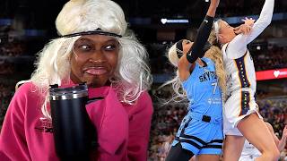 REACTING TO SOPHIE CUNNINGHAM & DIJONAI  CARRINGTON FLAGRANT FOUL! WHAT THE HECK YOU GUYS!