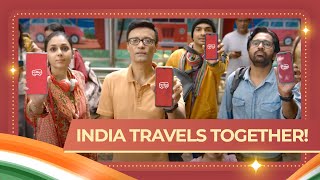 India Travels Together with redBus!