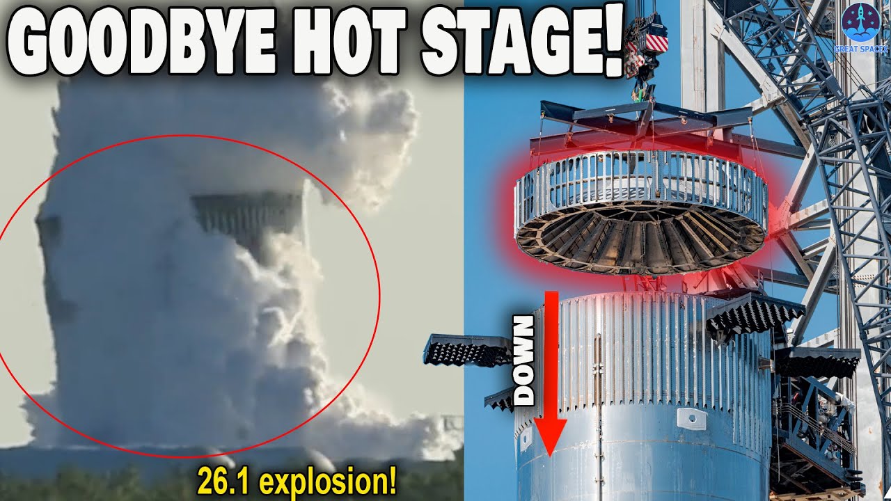 SpaceX just ditched Hot Stage from Booster 9, Huge Test Tank 26 1 explosion, and more…