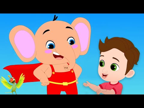 Flying Elephant, Udne Wala Hathi, उड़ने वाला हाथी, Nursery Rhymes and Hindi Balgeet for Kids