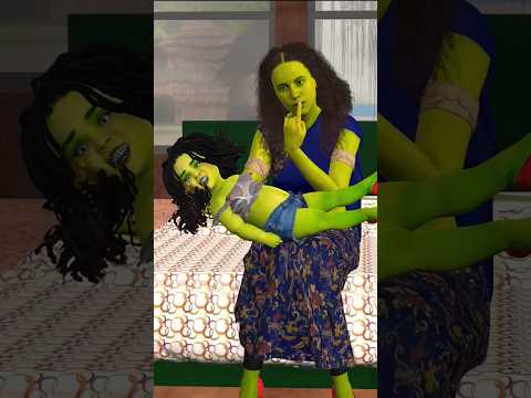 Choti Chudail Ko Chote Bhoot Ne Sone Nahi Diya #bhoot #cartoon #shorts